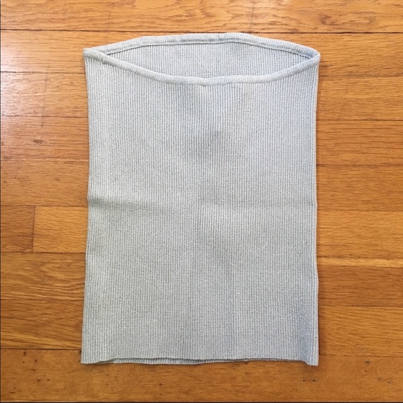 Celine silver sparkle tube top - Picture 7 of 8